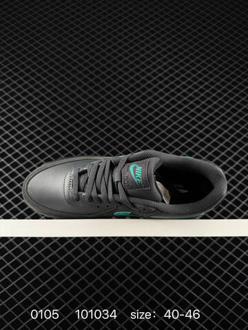 Nike Air Max 90 Black Grey With Turquoise EU 40-46 Lifestyle - Men's (BS-73315)