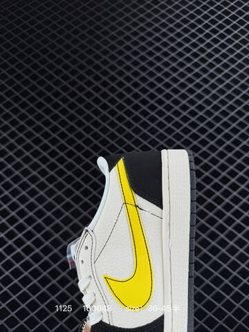 Jordan Air Jordan 1 Low Travis Scott DIY Off White Black Yellow EU 36-45 Sneaker - Unisex BS-80199