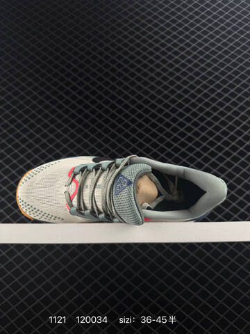 Nike ReactX Pegasus Trail 6 Light Gray Sage Green Navy Orange Coral EU 36-45 - Unisex (BS-74074)