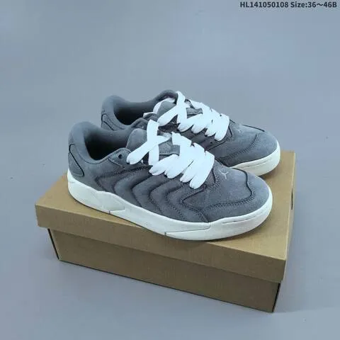 Jordan Session 90 Grey White Cream With Black Laces 36 46B Casual - Women s BS-62130