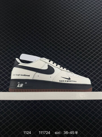 Nike Air Force 1 07 Low Beige Red White Black White EU 36-45 Casual - Unisex (BS-74022)