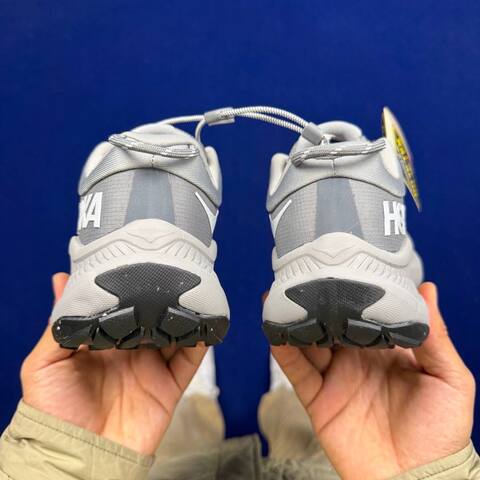HOKA ONE ONE Transport GTX Off White Light Blue Grey Olive Black Running Shoe Running Sneakers (BS-86833)