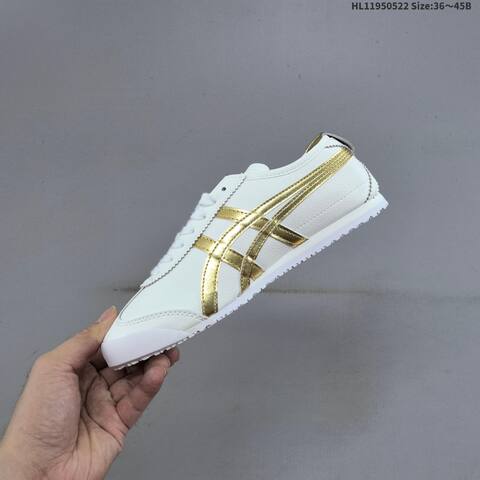 Onitsuka Tiger MEXICO 66 Cream Brown White Gold EU 36-45 Sneaker Casual Sneakers - Unisex (BS-68812)