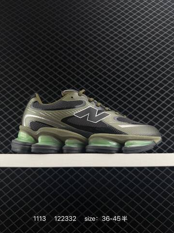 New Balance 2000 Olive Green Black Light Green EU 36-45 Sneaker - Unisex (BS-82593)