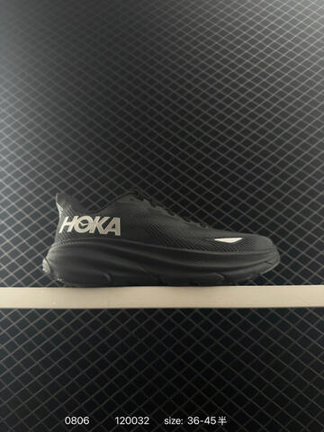 HOKA ONE ONE Clifton 9 GTX Black White EU 36-45 Running Shoe Running Sneakers - Unisex (BS-86514)