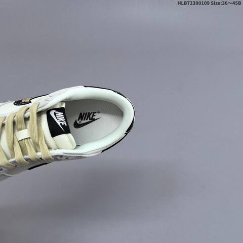 Nike Dunk SB Low Off White Beige Black Gold EU 36-45 Skate Shoe - Unisex BS-62119