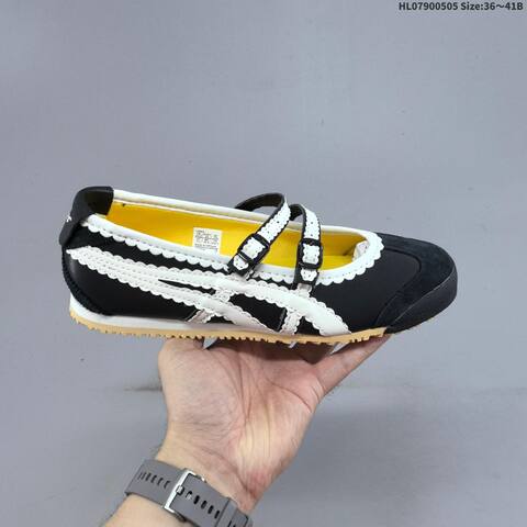Onitsuka Tiger Mexico 66 TGRS Mary Jane Silver White And White Pink EU 36-41 Sneaker Casual Sneakers - Unisex (BS-68862)