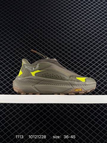 HOKA ONE ONE Tor Summit Grey Black Yellow EU 36-45 Trail Shoe Trail Running Sneakers - Unisex (BS-86390)
