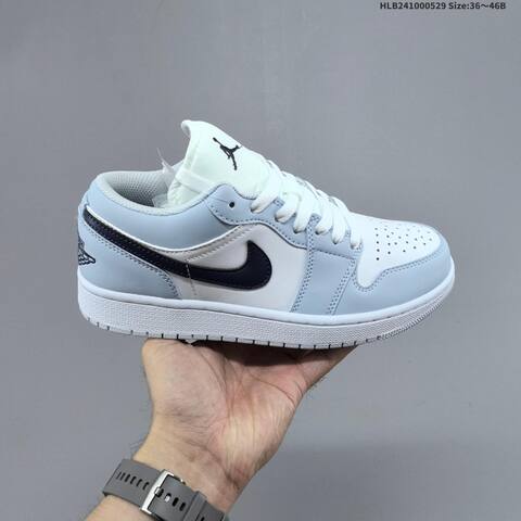 Jordan Air Jordan 1 Low Navy Blue White Light Blue Red 36-46 Lifestyle - Unisex BS-65851