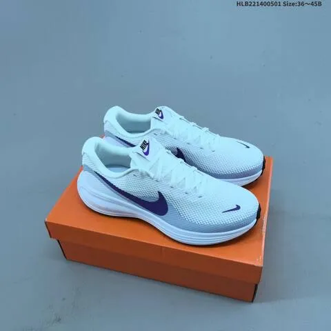 Nike Revolution 8 Black White White Purple Light Blue EU 36-45 Running Shoe - Unisex BS-60540