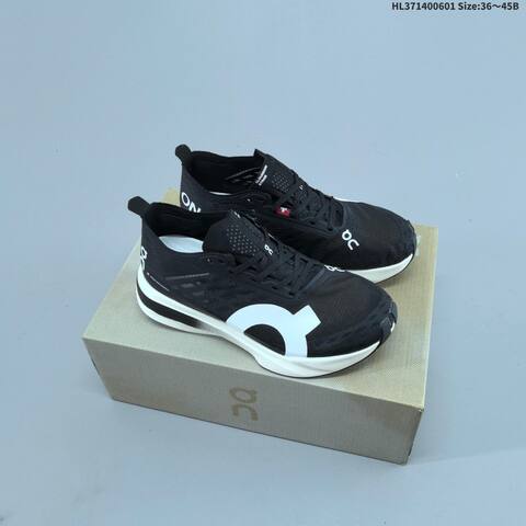 On Cloudboom Strike Neon Yellow Black White EU 36-45 Running Shoe Running Sneakers - Unisex (BS-69504)