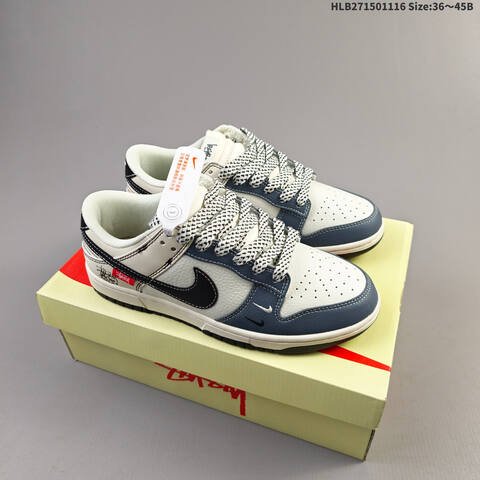 Nike Dunk SB Low Off White Grey Black EU 36-45 Skate Shoe - Unisex (BS-63636)