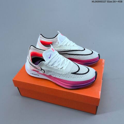 Nike ZoomX Streakfly Black White Orange Pink Purple EU 36-45 Running Shoe - Unisex BS-61091