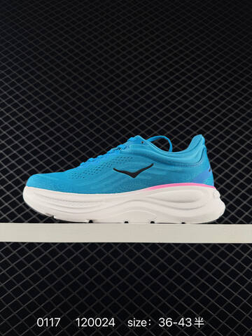 HOKA ONE ONE Bondi 9 Blue White Pink Black EU 36-43 Running Shoe Running Sneakers - Unisex (BS-86318)