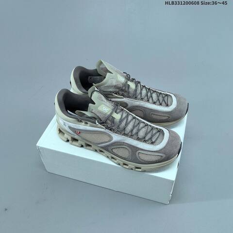 On Running Cloud X FKA Khaki Brown Or White Gray Red EU 36-45 Running Shoe Running Sneakers - Unisex (BS-69500)