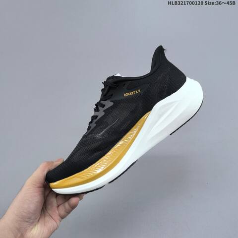 HOKA ONE ONE MAFATE SPEED 4 Profly X Black Gold White EU 36-45 Running Shoe Running Sneakers - Unisex (BS-69398)