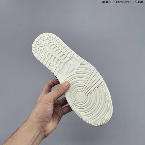 Nike Air Jordan 1 x Travis Scott White Grey Navy 36 45 Lifestyle - Unisex (BS-62362)