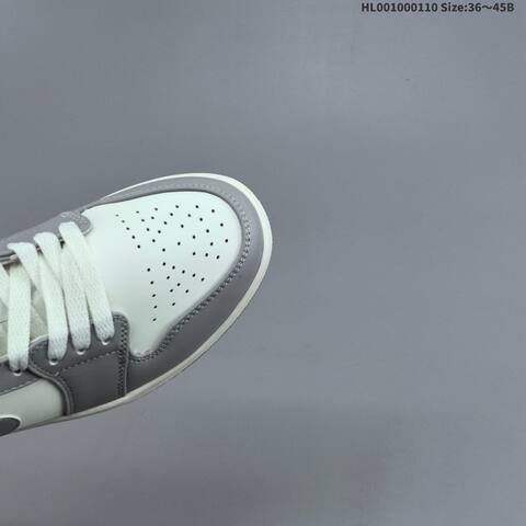 Jordan Air Jordan 1 Low White Grey Sail EU 36-45 Casual - Unisex (BS-67027)