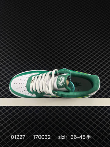 Nike Air Force 1 Low Green White EU 36-45 Lifestyle - Unisex (BS-72936)