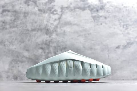 Nike Mind 001 Light Mint Bright Orange Silver Slides (BS-59826)