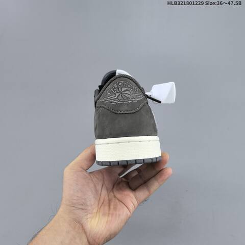 Jordan Travis Scott x Air Jordan 1 Low OG Reverse Mocha Black White Dark Mocha EU 36-47 5 Basketball - Unisex (BS-67194)