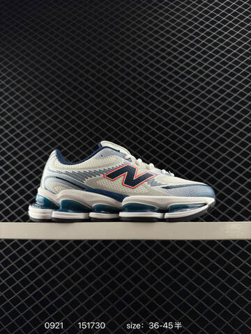 New Balance 2000 White Navy Blue Red EU 36-45 Running Shoe - Unisex (BS-82788)
