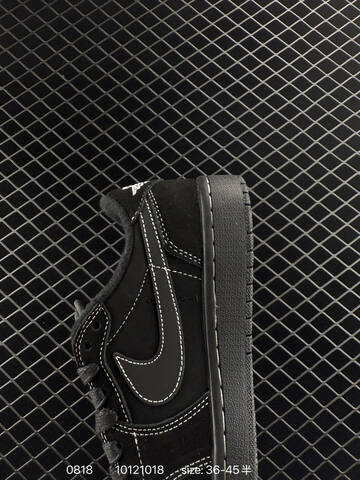 Jordan Air Jordan 1 Low Travis Scott Black Phantom Black White EU 36-45 Sneaker - Unisex BS-80887