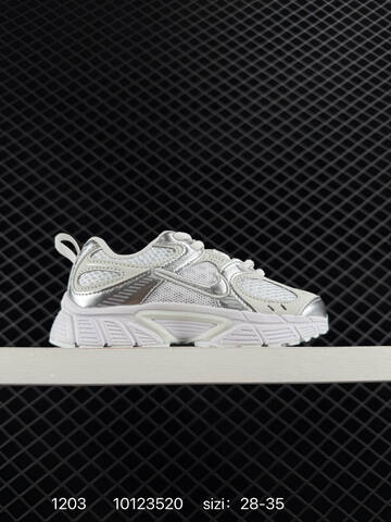 Nike V5 RNR White Silver Brown 28-35 Running - Women's (BS-73863)