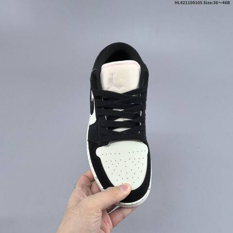 Nike Air Jordan 1 Low Black White 36-46 Casual - Unisex (BS-67088)