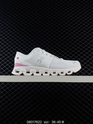 On Cloud X 4 White Dark Grey Neon Green EU 36-45 Running Shoe Running Sneakers - Unisex (BS-84953)