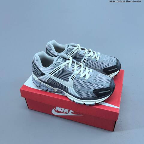 Nike Zoom Vomero 5 Light Grey Dark Grey Cream Black EU 36-45 Running Shoe - Unisex BS-61772