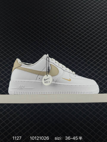 Nike Air Force 1 07 White Beige EU 36-45 Lifestyle - Unisex (BS-73971)