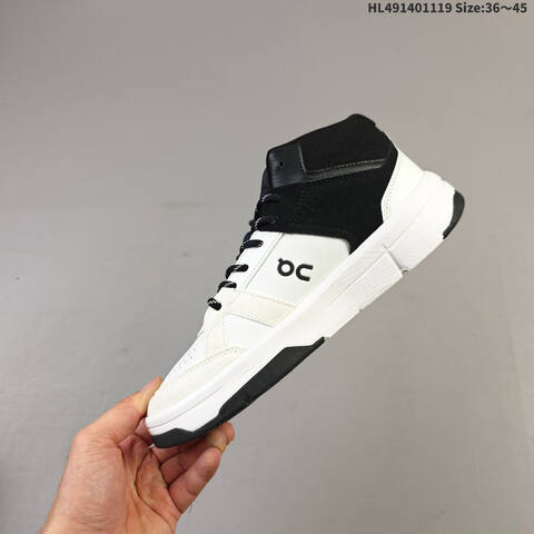 On Running THE ROGER Clubhouse Mid White Black Off White EU 36-45 Sneaker Casual Sneakers - Unisex (BS-69803)