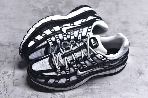 Nike P-6000 Black White Running Shoe (BS-59670)
