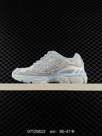 ASICS GEL-NYC Light Blue Cream Silver Grey EU 36-47 Running Shoe Running Sneakers Unisex BS-81742