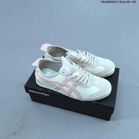 Onitsuka Tiger Mexico 66 Cream Brown Green Blue EU 36-45 Sneaker Casual Sneakers - Unisex (BS-68833)