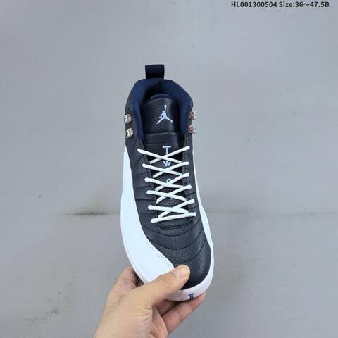 Jordan Air Jordan 12 Retro Obsidian Navy White 36 47 5 Basketball - Unisex (BS-66050)