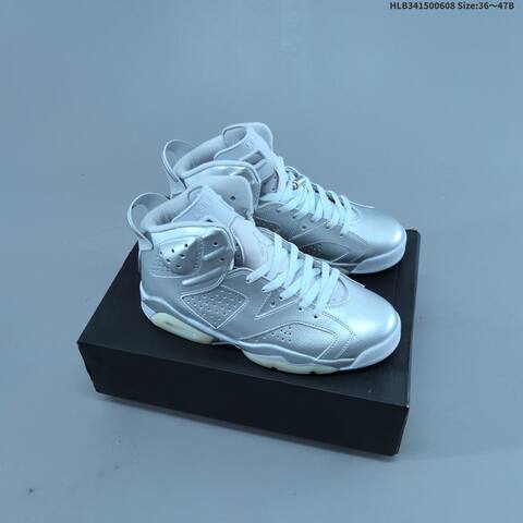 Jordan Air Jordan 6 Retro White Black Red Blue EU 36-47 Basketball - Unisex (BS-65800)