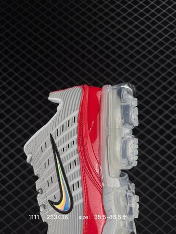 Nike Air VaporMax 360 Grey Red Clear 35 5-46 5 Running - Unisex (BS-74255)