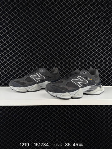 New Balance 9060 Dark Grey Black White EU 36-45 Sneaker - Unisex (BS-82467)