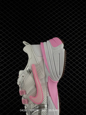 Nike V2K Run White Metallic Silver Pink Brown EU 35 5-41 Lifestyle - Unisex (BS-71856)