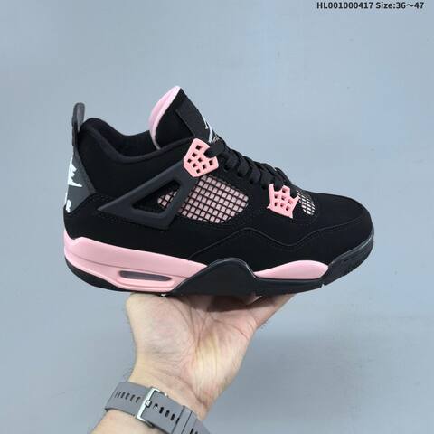 Jordan Air Jordan 4 Black Pink EU 36-47 Basketball - Unisex (BS-66155)
