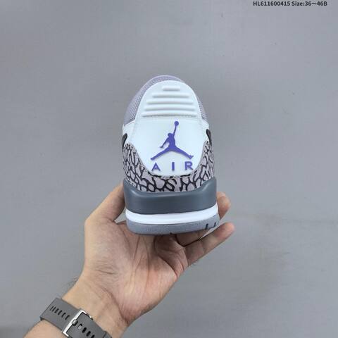 Jordan Legacy 312 Low White Grey Purple EU 36-46 Casual - Unisex (BS-66175)