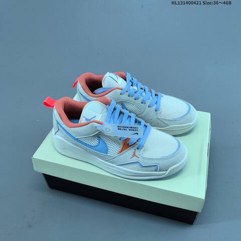 Jordan Air Jordan CMFT Era White Gray Light Blue Orange EU 36-46 Casual - Unisex (BS-66109)