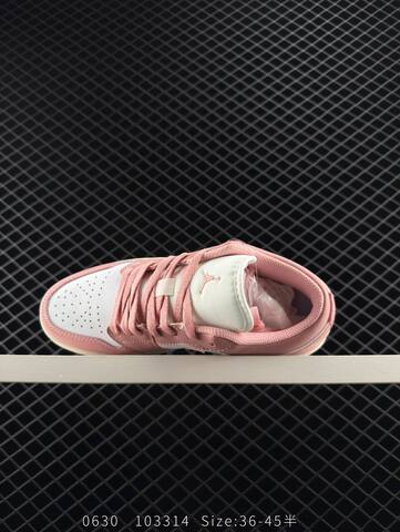 Jordan Air Jordan 1 Low White Pink Sail EU 36-45 Sneaker - Unisex (BS-81123)