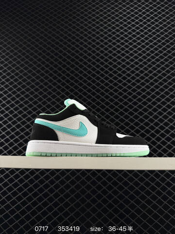 Jordan Air Jordan 1 Low Black White Grey EU 36-45 Sneaker - Unisex (BS-81049)