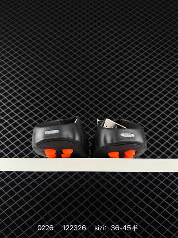 Nike Mind 001 Recovery Slide Black With Orange Accents 36-45 - Unisex (BS-72791)