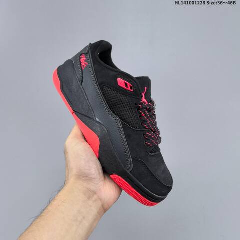 Jordan Air Jordan 4 Retro Black Red 36 46B Basketball - Women's (BS-67218)
