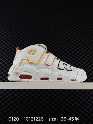 Nike Air More Uptempo Black White Red 36-45 Basketball - Unisex (BS-73057)