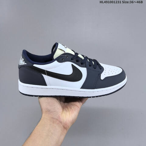 Jordan Air Jordan 1 Low White Navy EU 36-46 Basketball - Unisex (BS-67162)